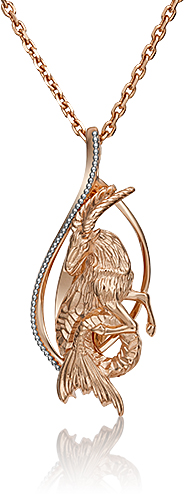 

Кулон из белого золота/красного золота PLATINA jewelry 03-2814-01-000-1111-48, 03-2814-01-000-1111-48