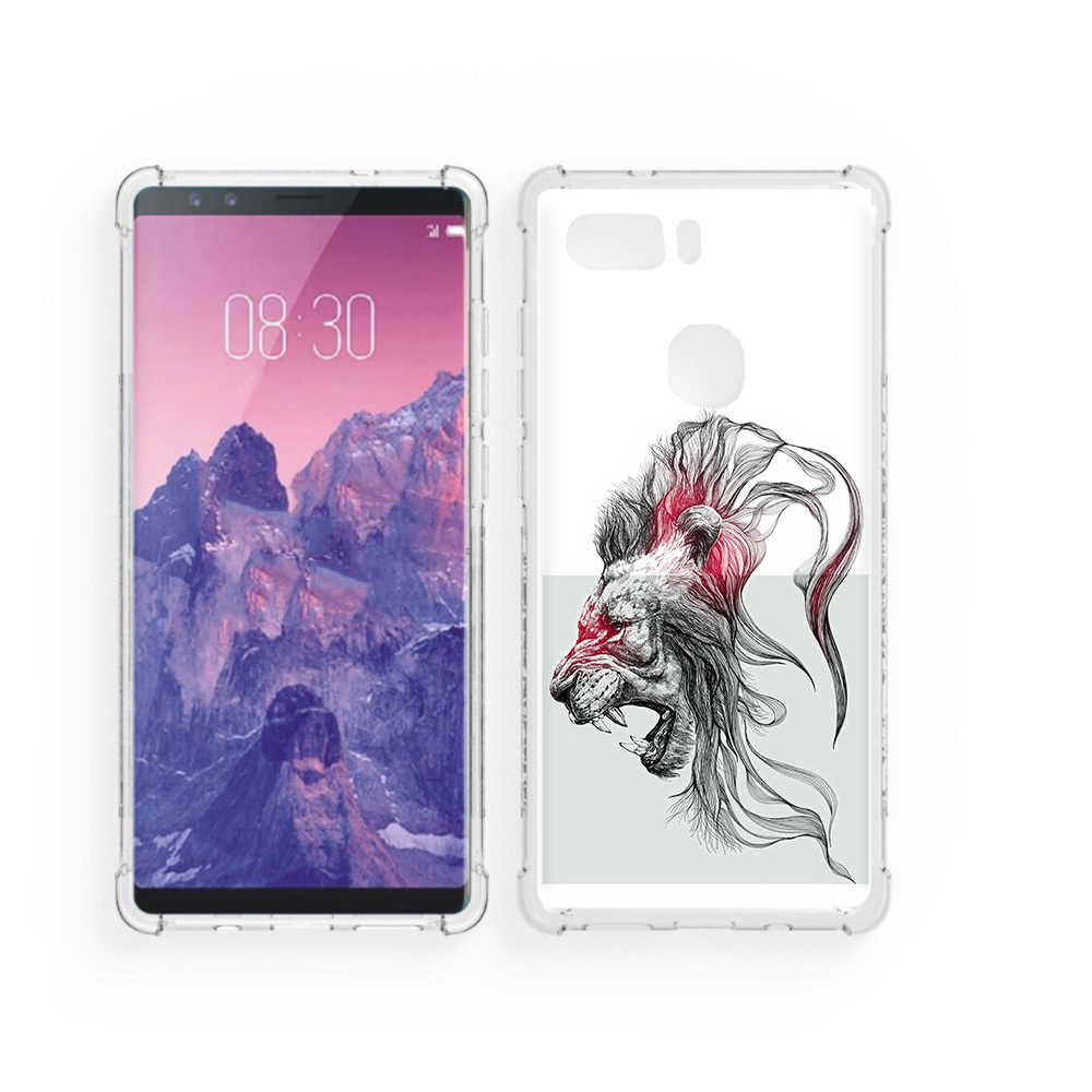 

Чехол MyPads Tocco для ZTE Nubia Z17S разъяренный лев (PT94929.470.576), Прозрачный, Tocco