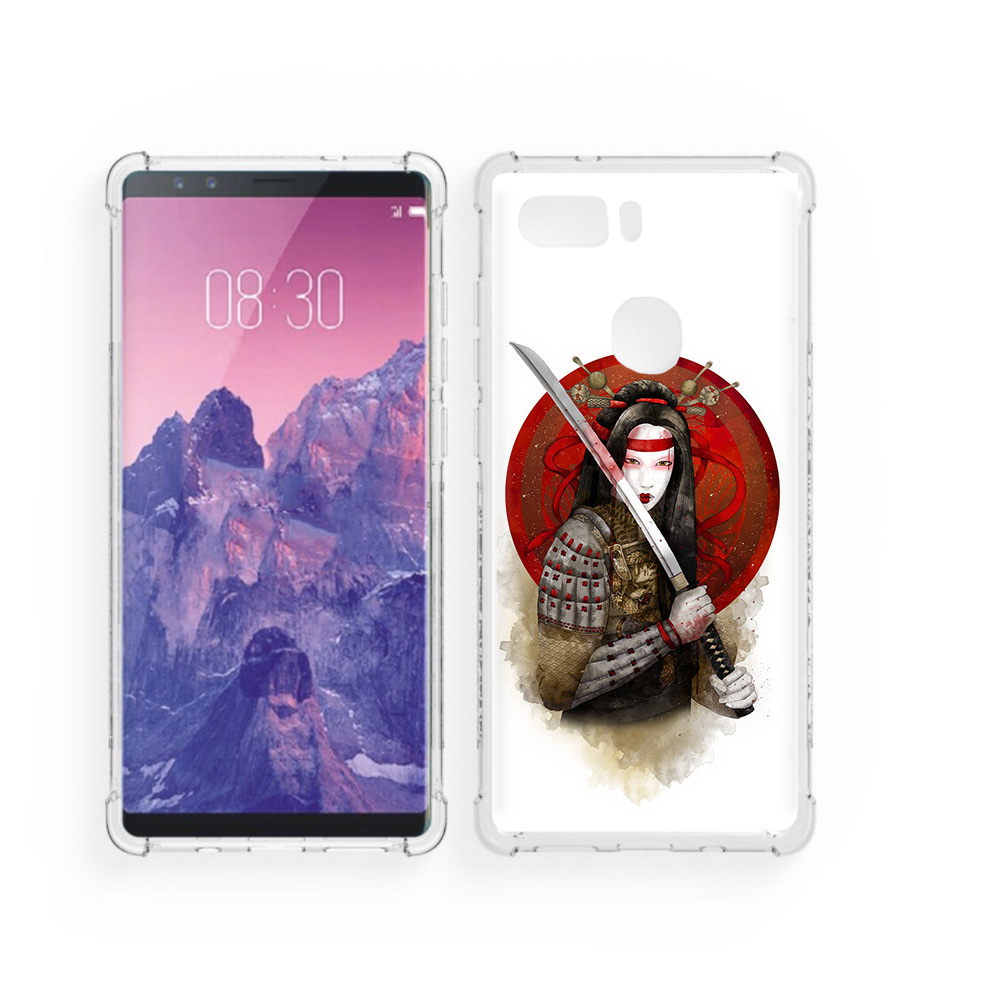 Чехол MyPads Tocco для ZTE Nubia Z17S рисованная девушка с катаной (PT94929.470.580)