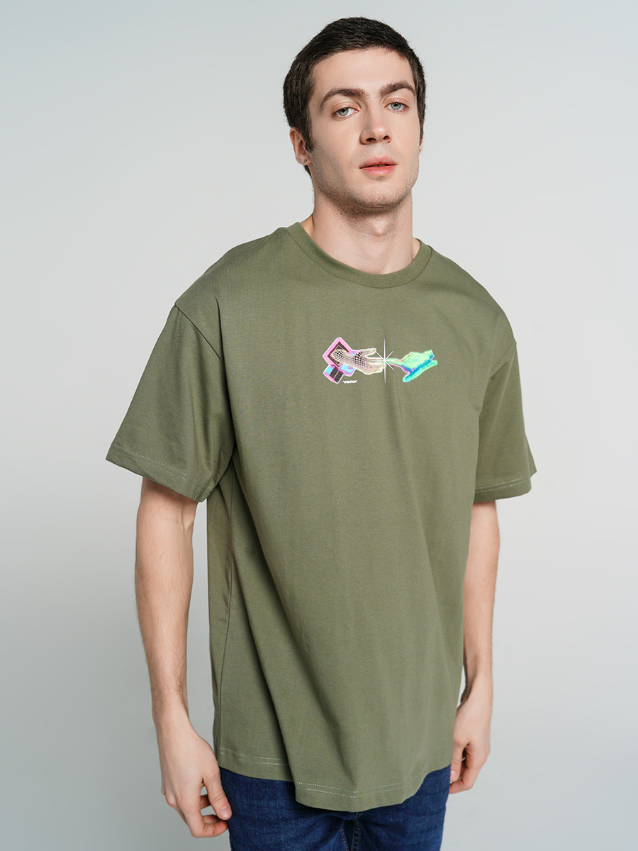

Футболка мужская 79217 ТВОЕ хаки 2XL, 79217