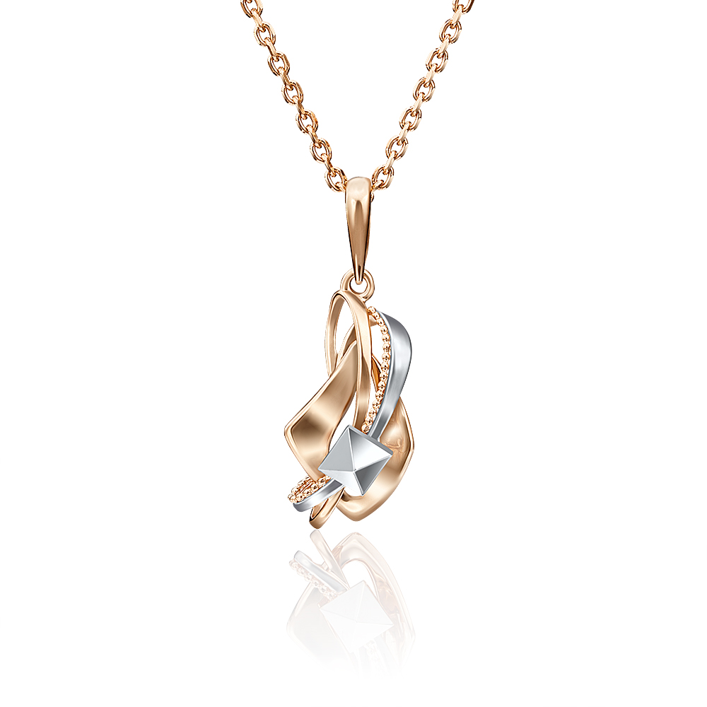 

Кулон из белого золота/красного золота PLATINA jewelry 03-2819-00-000-1111-04, 03-2819-00-000-1111-04