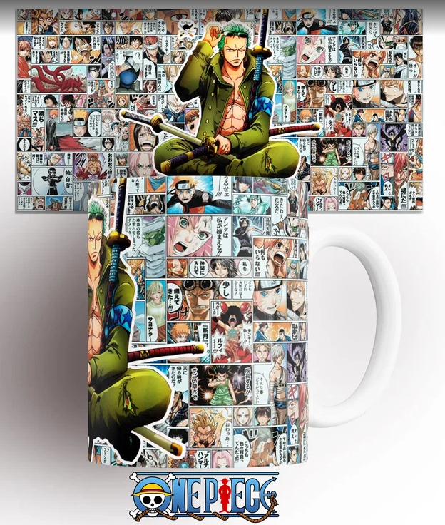 

Кружка аниме ван пис ророноа зоро 330 мл, Кружка ВАН ПИС Ророноа Зоро/ONE PIECE Zoro Roronoa/Аниме/Anime/с принтом. 330 мл