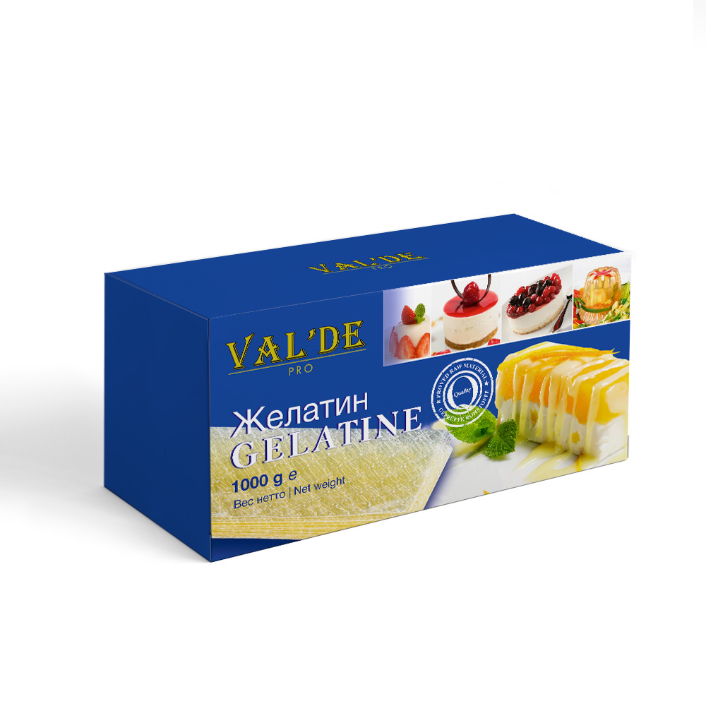 

Желатин VAL'DE листовой 1 кг