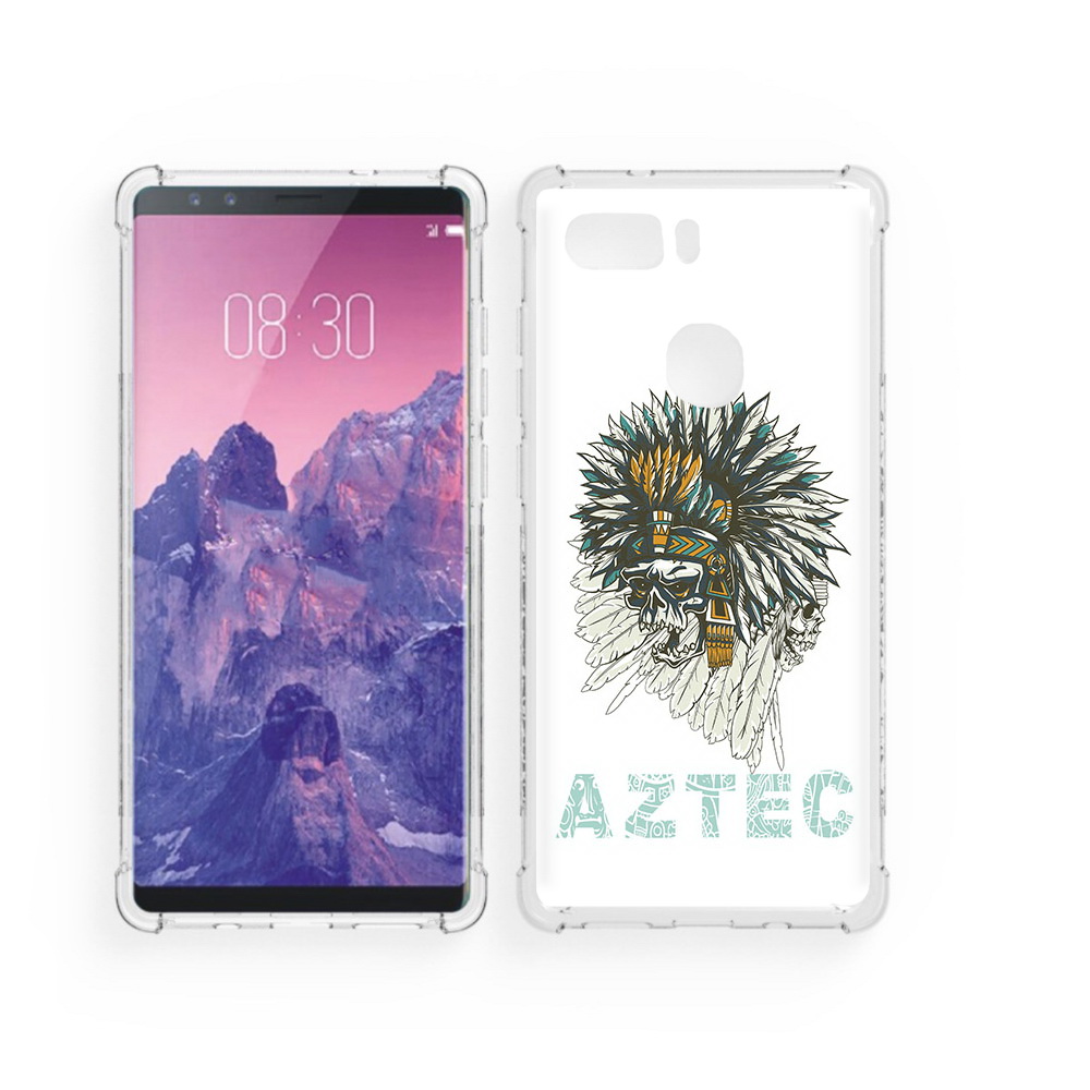 

Чехол MyPads Tocco для ZTE Nubia Z17S скелет индеец (PT94929.470.602), Прозрачный, Tocco