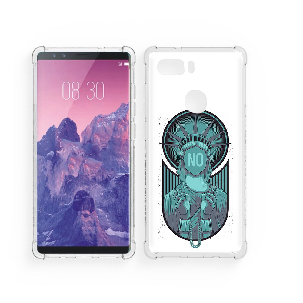

Чехол MyPads Tocco для ZTE Nubia Z17S статуя свободы зеленый (PT94929.470.623), Прозрачный, Tocco