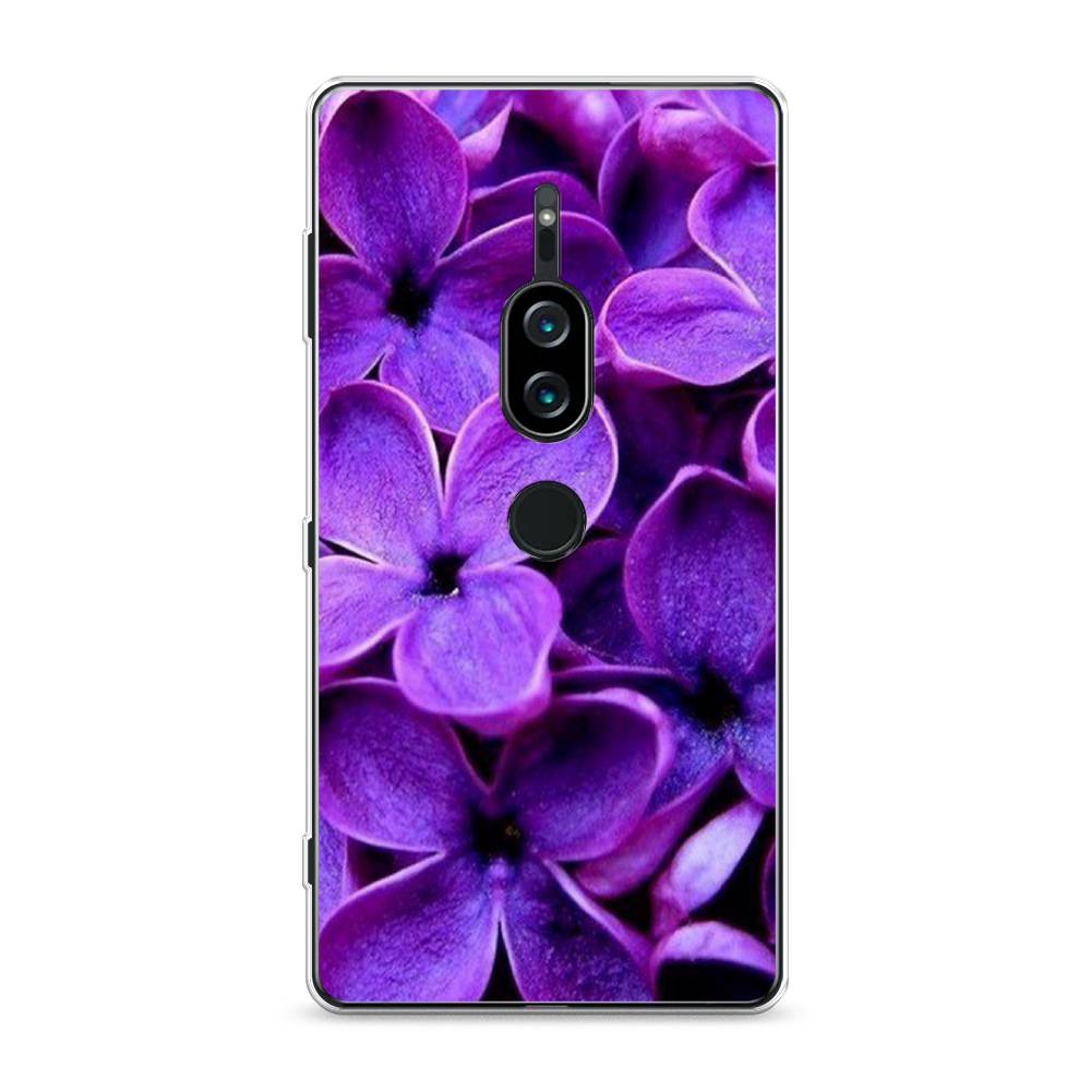 

Силиконовый чехол "Сирень крупная" на Sony Xperia XZ2 Premium, 53350-8