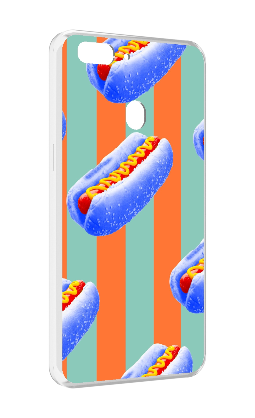 

Чехол MyPads синие хотдоги для Oppo Realme 2, Прозрачный, Tocco