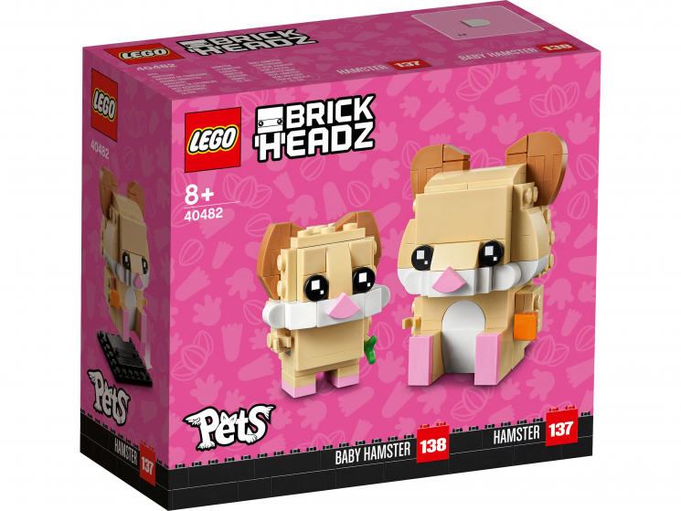 Конструктор LEGO BrickHeadz Сувенирный набор Хомяк 40482