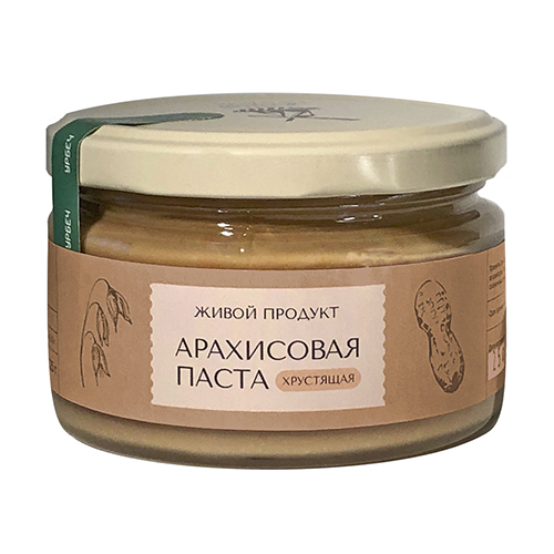 

Паста "Арахисовая хрустящая" Живой продукт 225 г