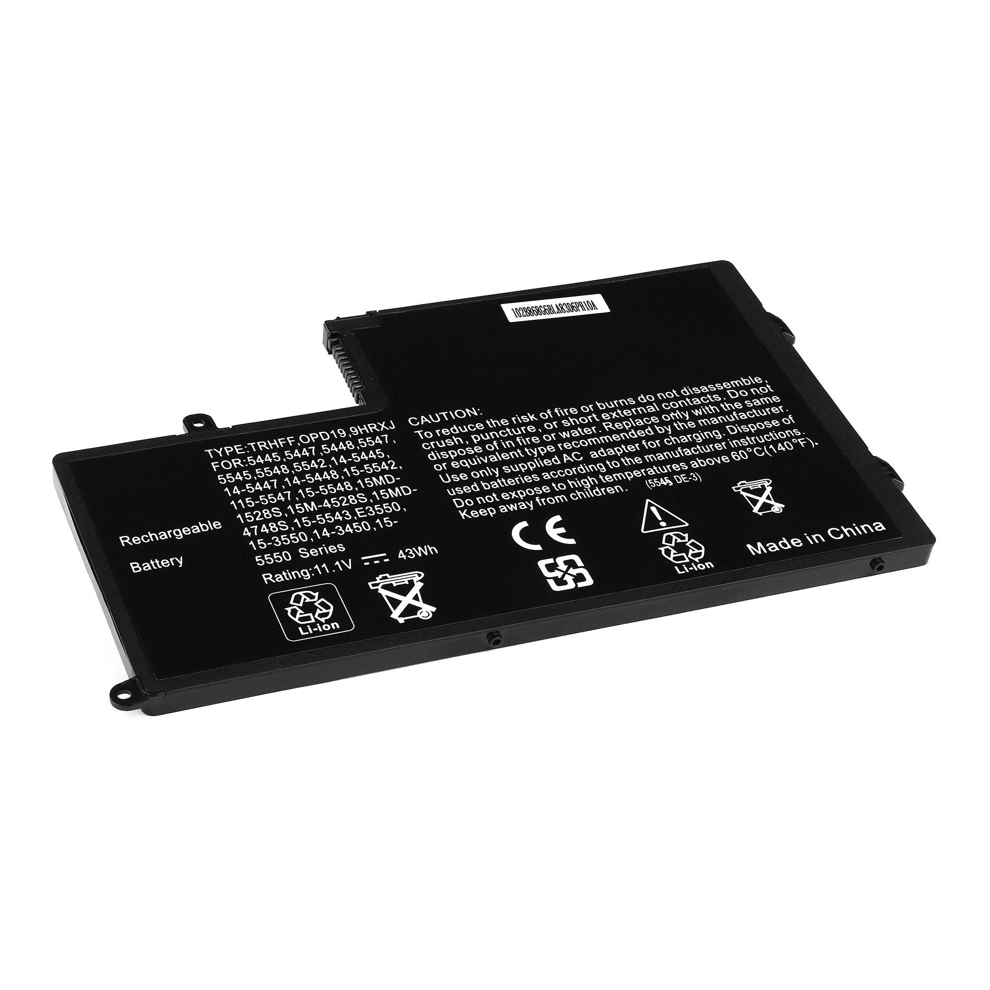 фото Аккумулятор toplan для ноутбука dell insp. 15-5000 series, vostro 14-5480 series (3950mah)