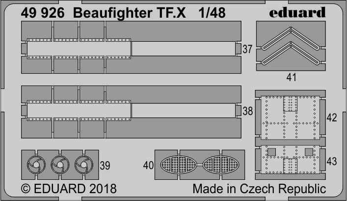

Фототравление Eduard 49926 Beaufighter TF. X 1/48, Цветной