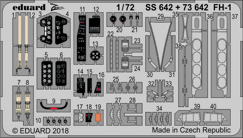 

Фототравление Eduard 73642 FH-1