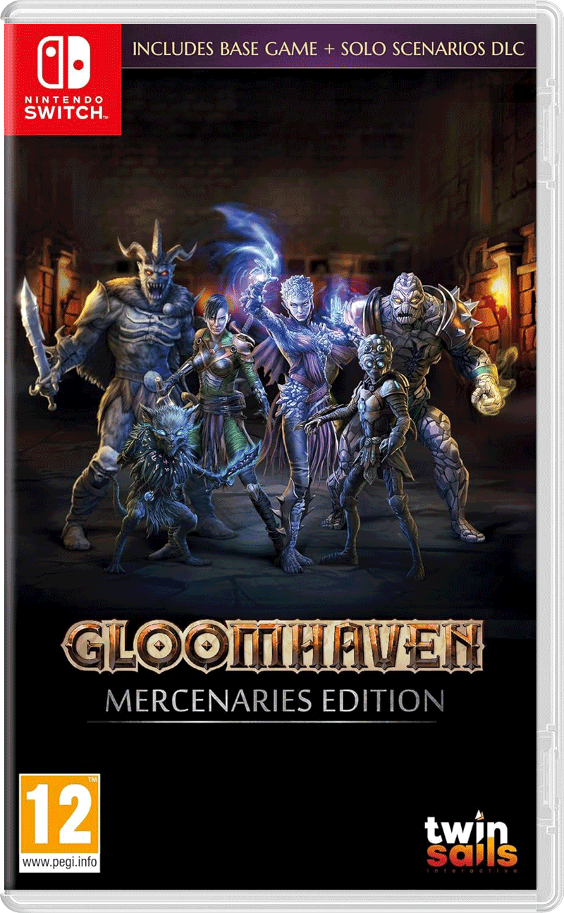 Игра Gloomhaven Mercenaries Edition (Nintendo Switch, полностью на иностранном языке)