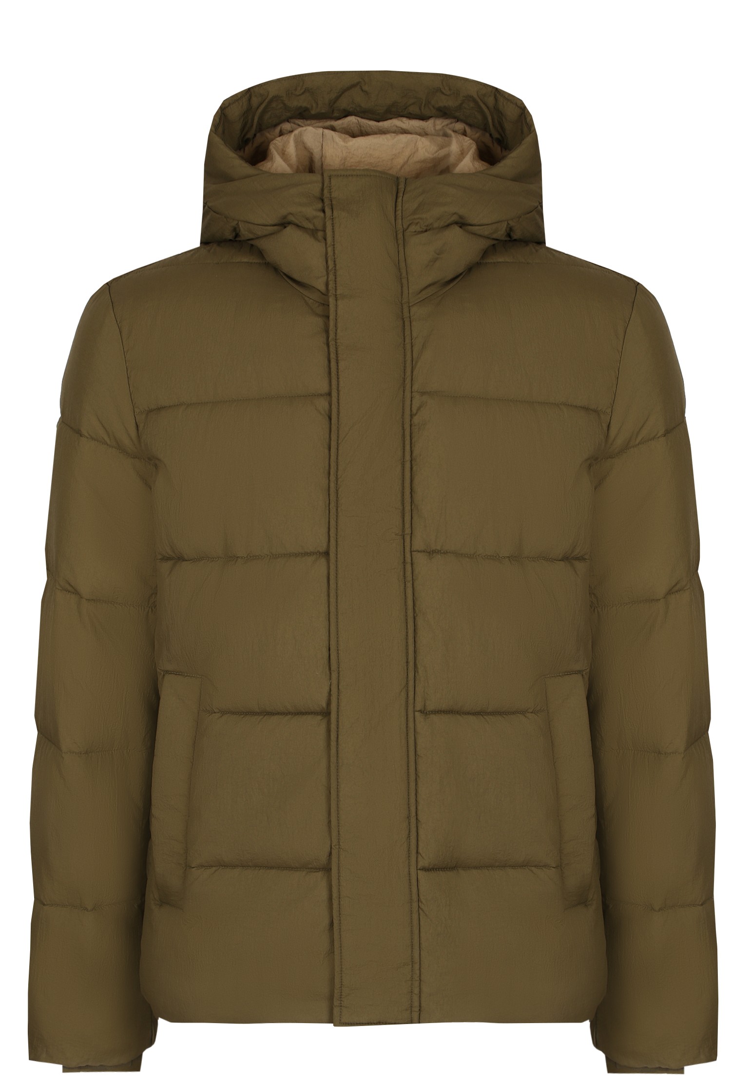 Зимняя куртка мужская Strellson 137049 зеленая 48 EU