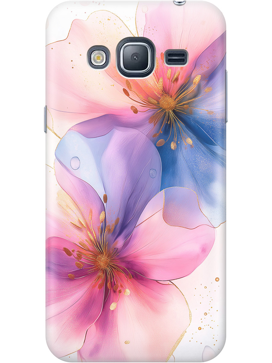 

Силиконовый чехол на Samsung Galaxy J3 (2016) с принтом "Магические цветочки", Прозрачный;белый;розовый;синий, 74974123