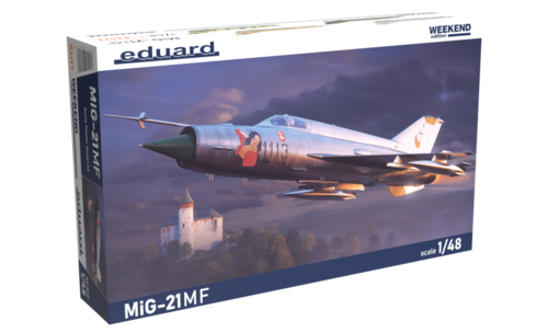 фото Сборная модель eduard 1/48 истребитель migg-21mf 84177