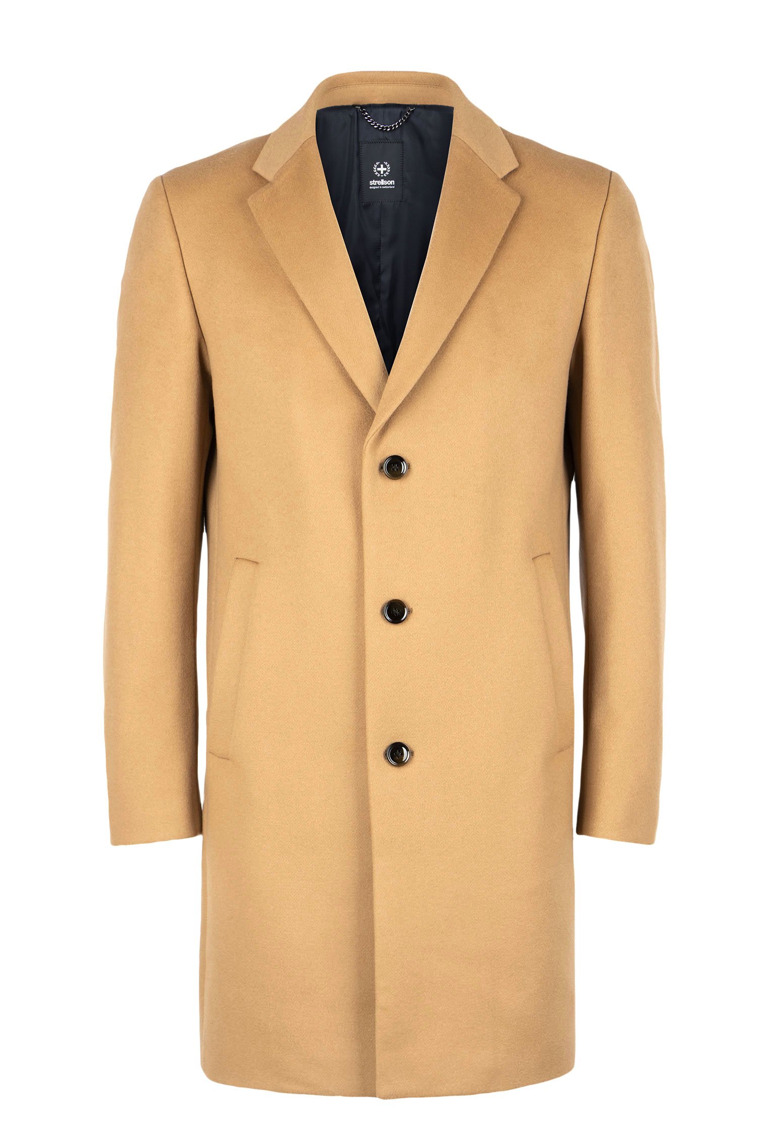 

Пальто мужское Strellson 137069 бежевое 50 IT, 137069