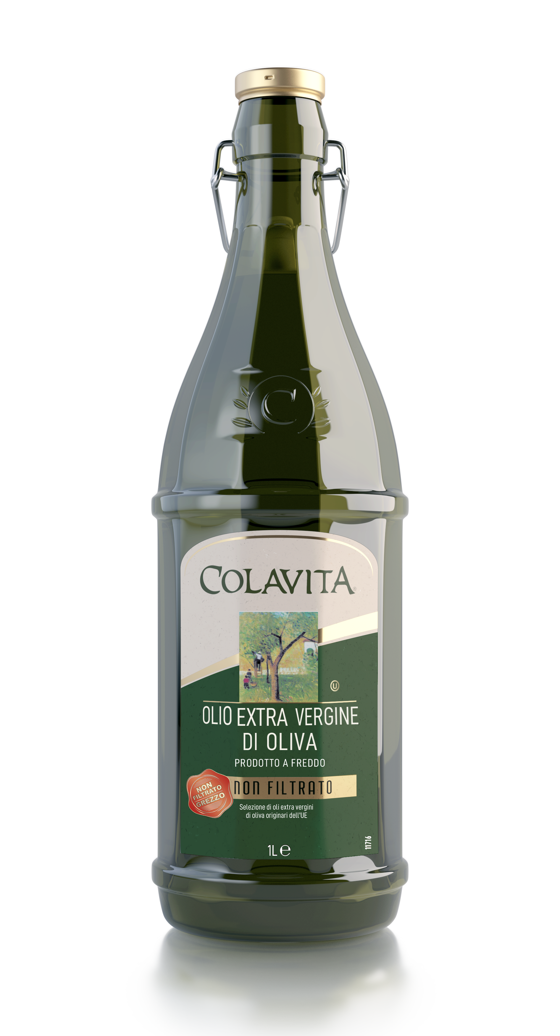 Масло Colavita оливковое нефильтрованное, 1 л