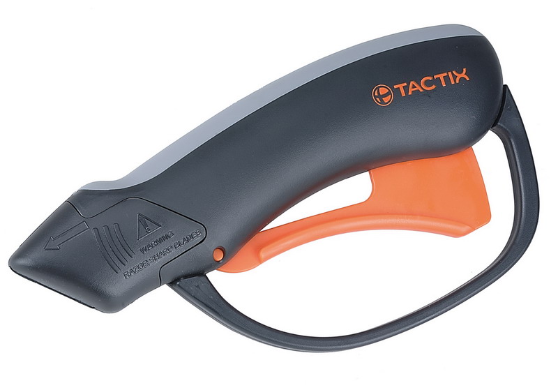 Нож TACTIX, 261051, с лезвием трапеция, выдвижной, пластиковый, с защитой руки двухщеточная трапеция стеклоочистителя камаз автоэлектрика