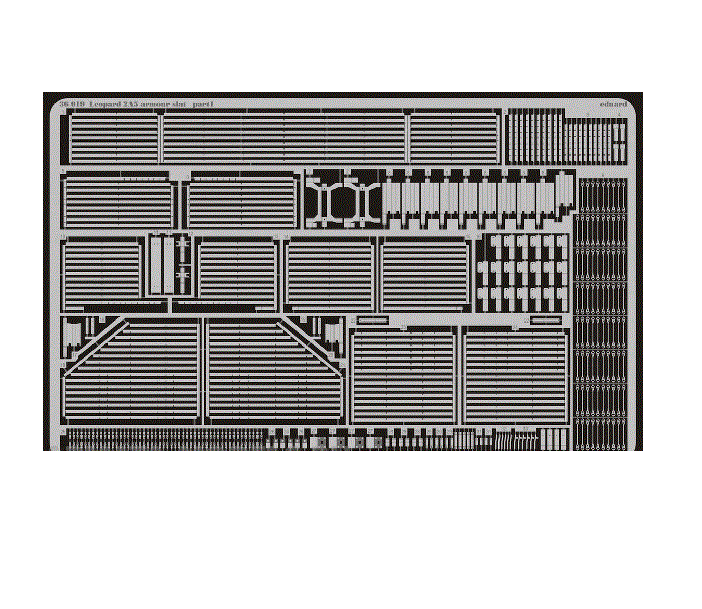 

36019ED Фототравление: Leopard 2A6M armour slat 1/35