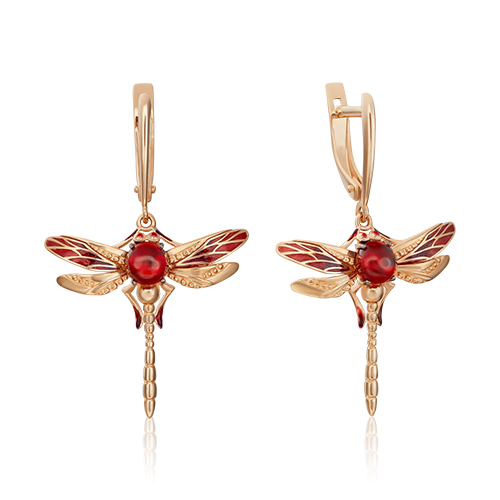 

Серьги из красного золота с гранатом PLATINA jewelry 02-4685-00-204-1110-57_0, 02-4685-00-204-1110-57_0