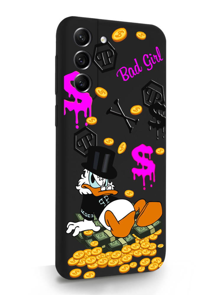 фото Чехол musthavecase для samsung galaxy s21fe богатая утка bad girl черный