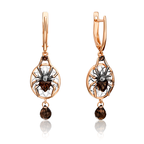 

Серьги из красного золота с раухтопазом PLATINA jewelry 02-4691-00-202-1111-75_0, 02-4691-00-202-1111-75_0