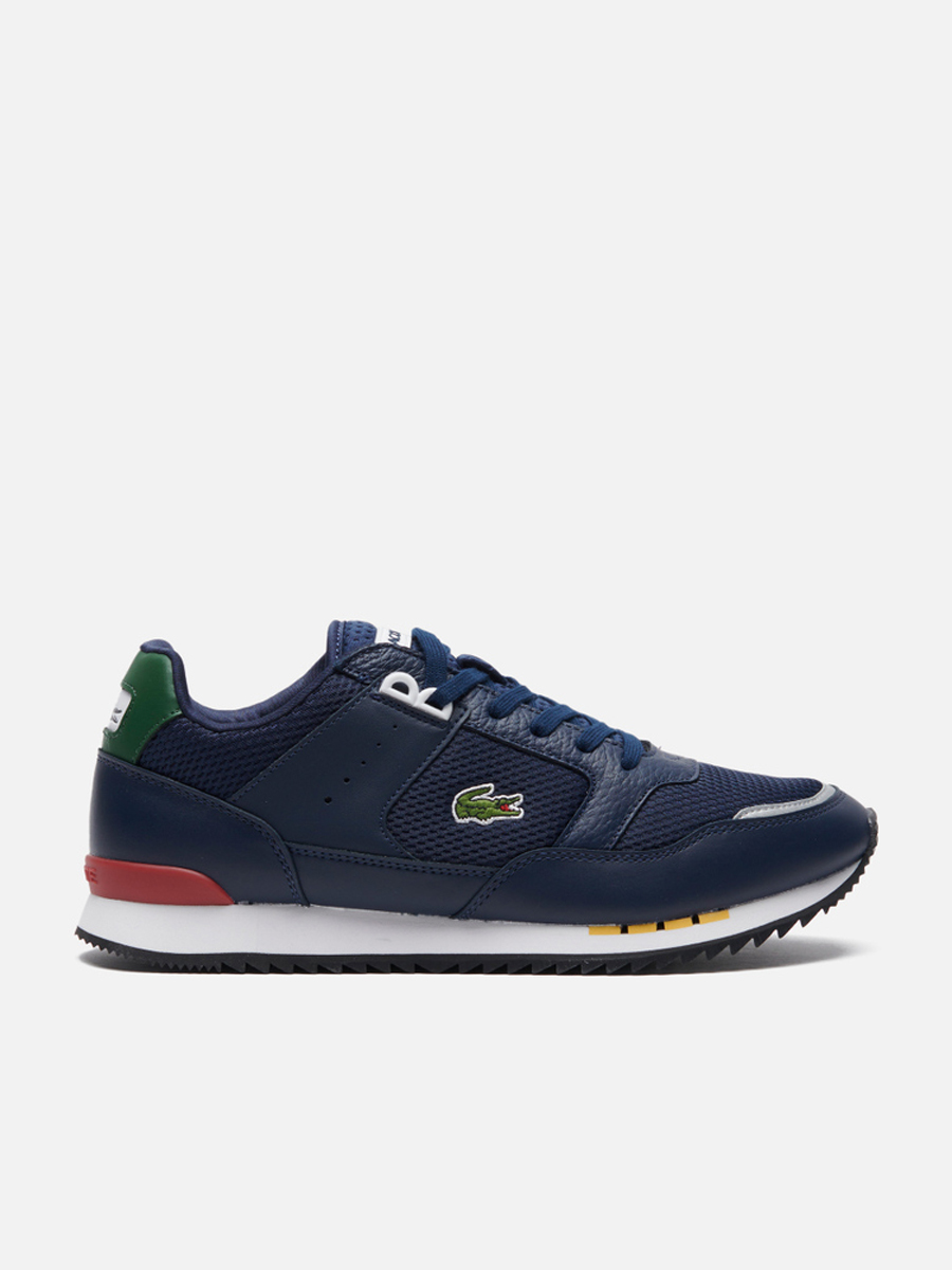 

Кроссовки мужские Lacoste Partner Piste Textile And Leather синие 42.5 EU, Partner Piste Textile And Leather