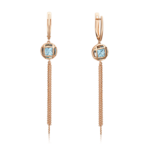 

Серьги из красного золота с топазом PLATINA jewelry 02-4505-00-201-1110-46_0, 02-4505-00-201-1110-46_0