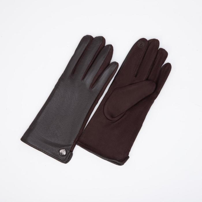 

Перчатки женские NoBrand 7361922, коричневый, 7361922