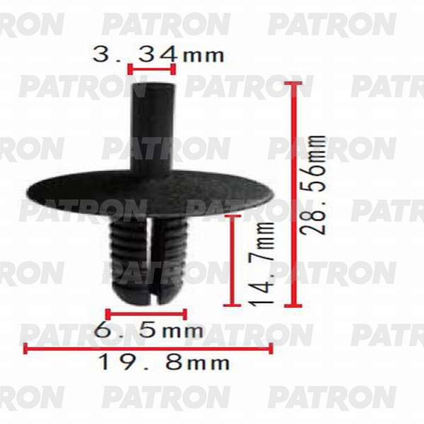 

Клипса Автомобильная PATRON P370204A