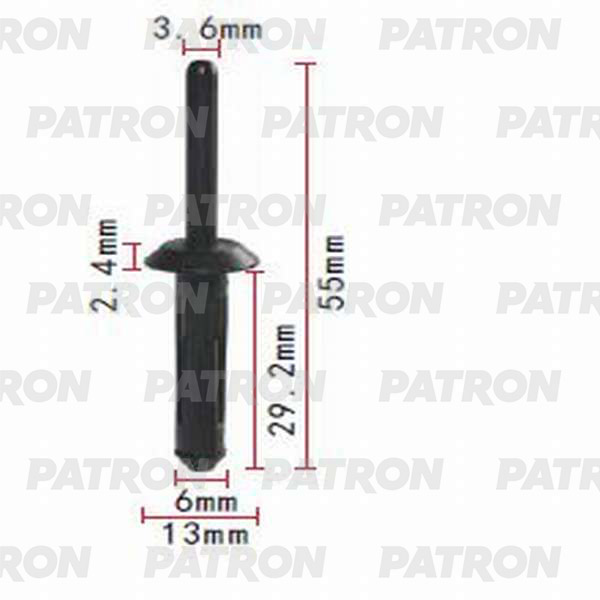 

Клипса Автомобильная PATRON P370431