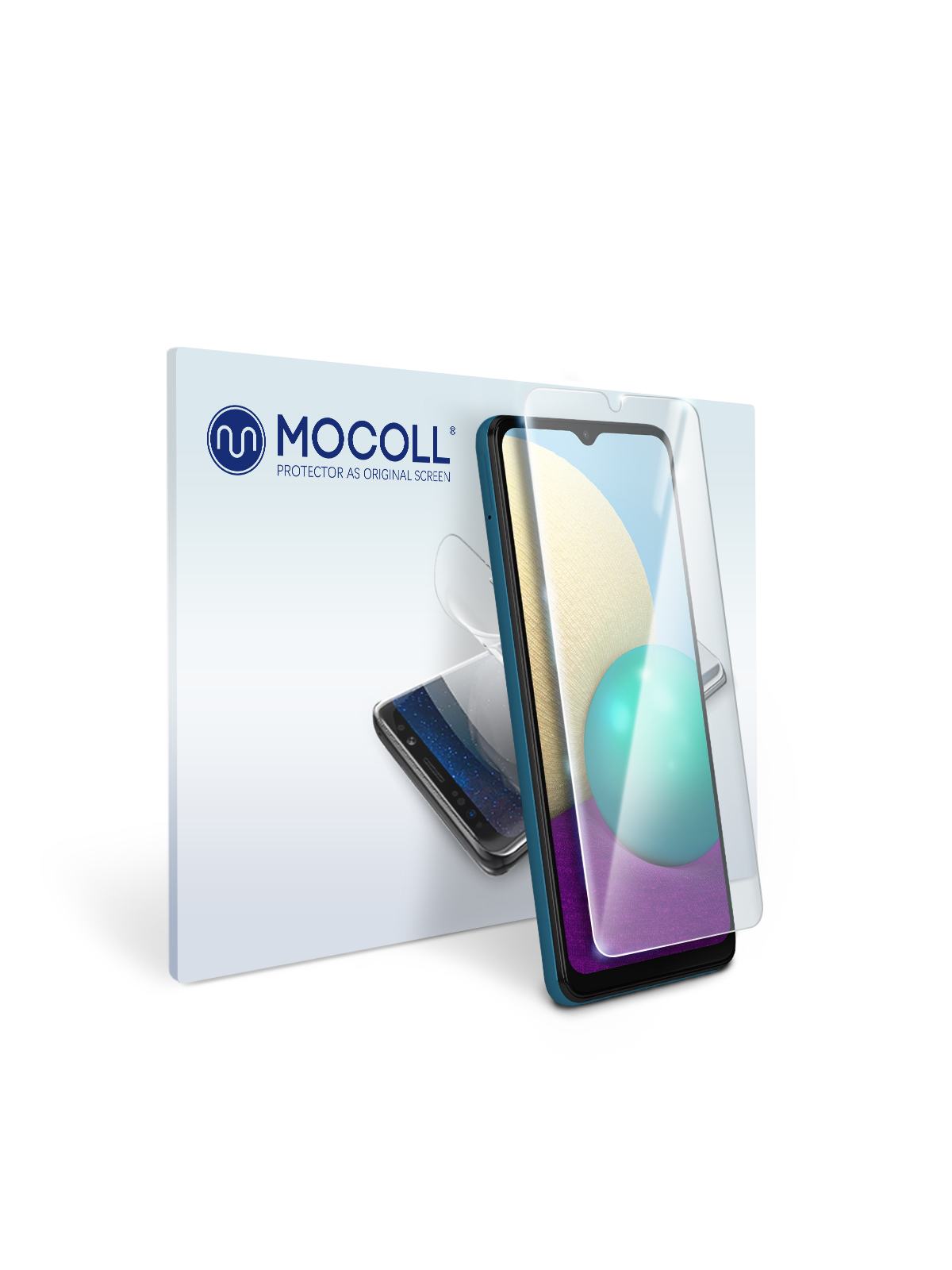 

Пленка защитная MOCOLL для дисплея Samsung Galaxy A02 Прозрачная антибликовая (BLC)