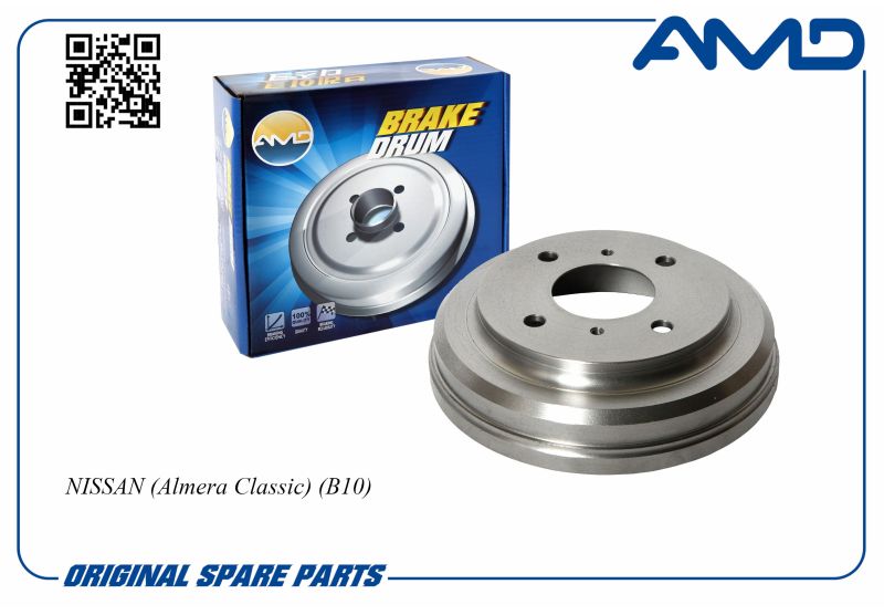 

Барабан тормозной 43200-95F0C AMD.BD154 AMD для NISSAN Almera Classic B10