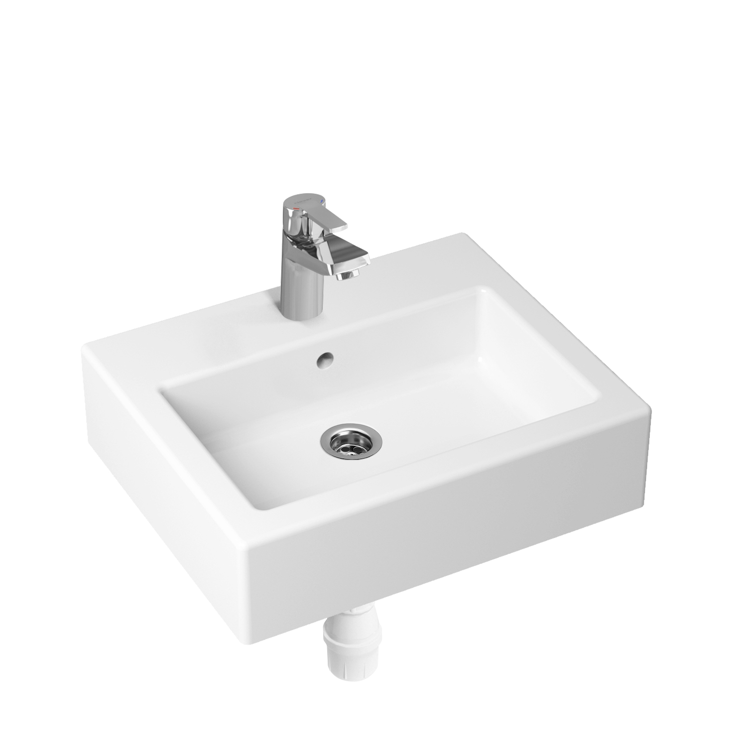 

Комплект 3 в 1 Lavinia Boho Bathroom Sink 21510282, накладная раковина 50.5 см