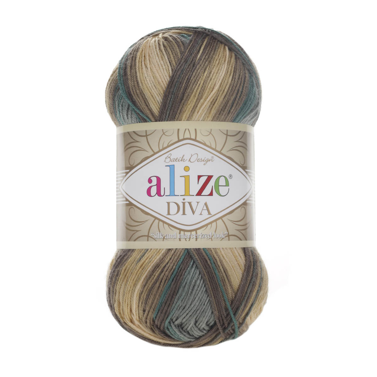 

Пряжа ALIZE 'Diva batik', 100г, 350м (100% микрофибра) ТУ (3307 секционный), 5 мотков
