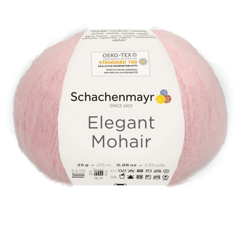 

Пряжа Schachenmayr Elegant Mohair 9807003 00035, rosa роза, Розовый, 00035, rosa (роза), розовый)