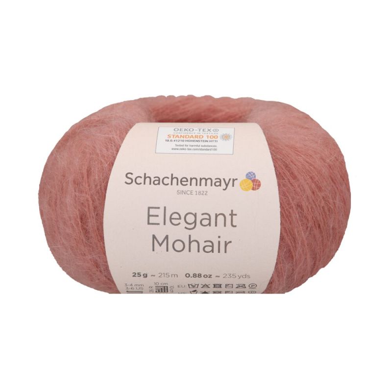 

Пряжа Schachenmayr Elegant Mohair 9807003 00037,altrosa увядшая роза, Розовый, 00037, altrosa (увядшая роза), розовый)