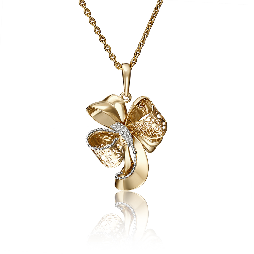 

Кулон из желтого золота PLATINA jewelry 03-2910-00-000-1130-48, 03-2910-00-000-1130-48
