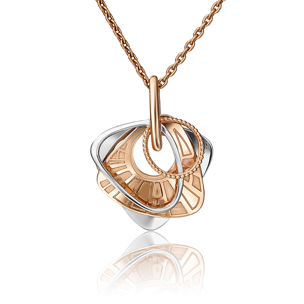 

Подвеска из белого золота/красного золота PLATINA jewelry 03-2924-00-000-1111-48, 03-2924-00-000-1111-48