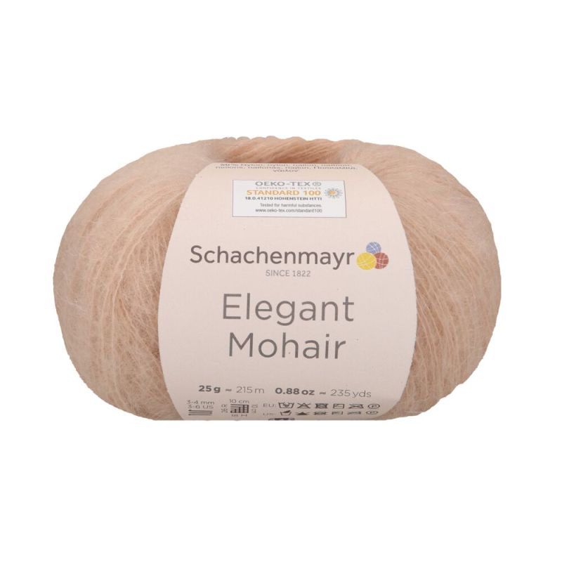 

Пряжа Schachenmayr Elegant Mohair 9807003 00004,sand песок, Бежевый, 00004, sand (песок), бежевый)