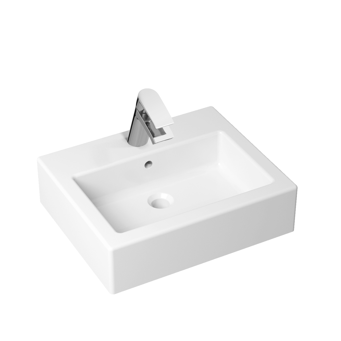 фото Комплект 2 в 1 lavinia boho bathroom sink 21510331, накладная раковина 50.5 см