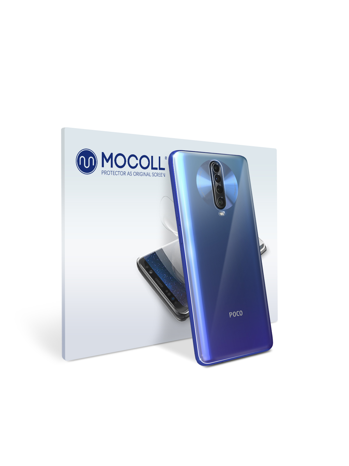 

Пленка защитная MOCOLL для дисплея Xiaomi Poco X2 Прозрачная антибликовая (BLC)