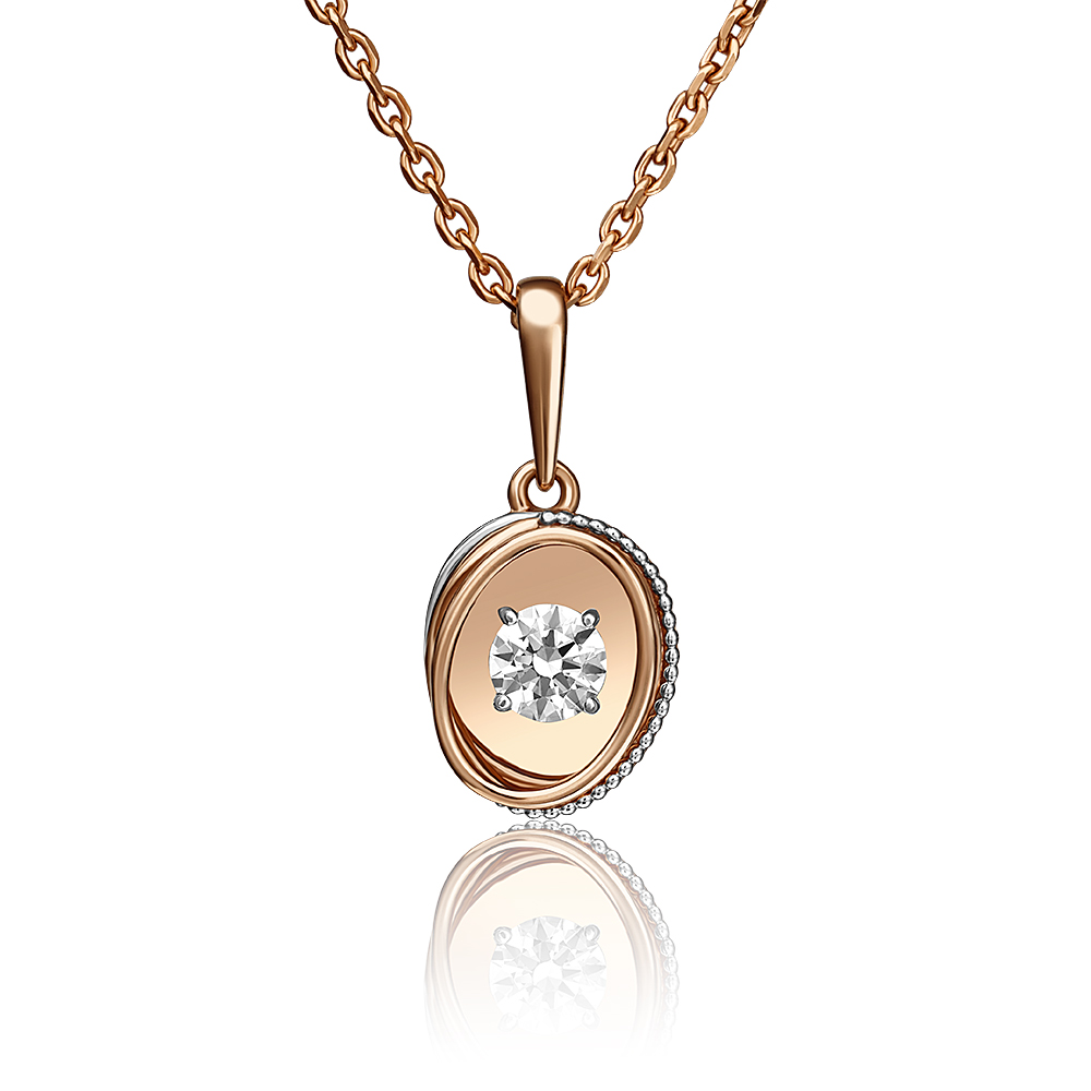 

Кулон из красного золота PLATINA jewelry 03-2943-00-501-1110-38, Swarovski, 03-2943-00-501-1110-38
