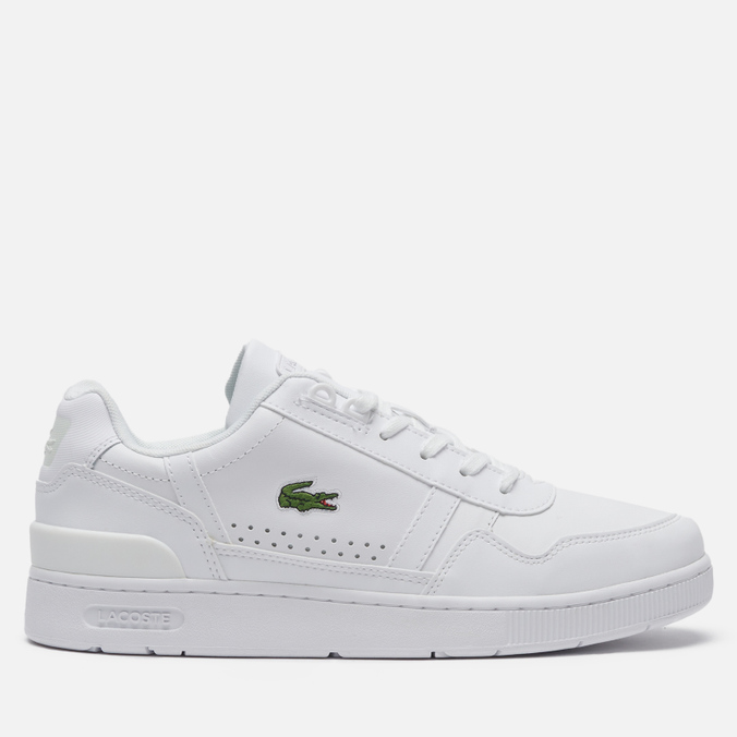 фото Кроссовки мужские lacoste sport t-clip 0722 1 sma leather белые 43 eu