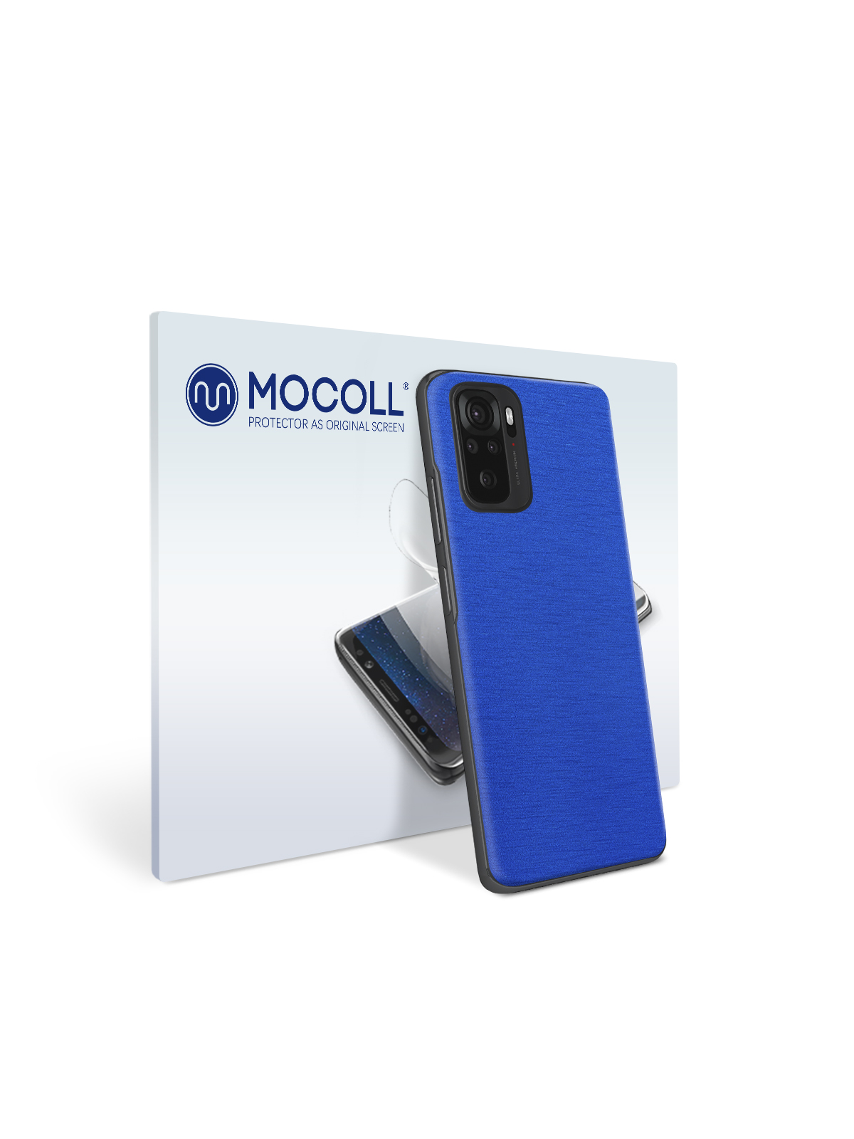 

Пленка защитная MOCOLL для задней панели Xiaomi Redmi Note 9T Металлик Синий