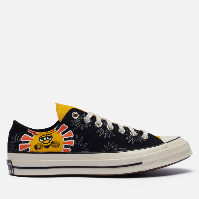 фото Кеды мужские converse chuck 70 sunny floral low черные 43 eu