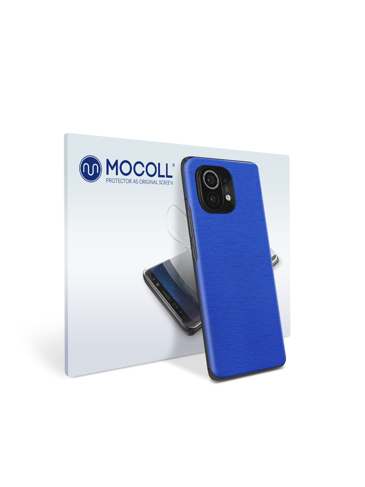 

Пленка защитная MOCOLL для задней панели Xiaomi Mi 11 Металлик Синий