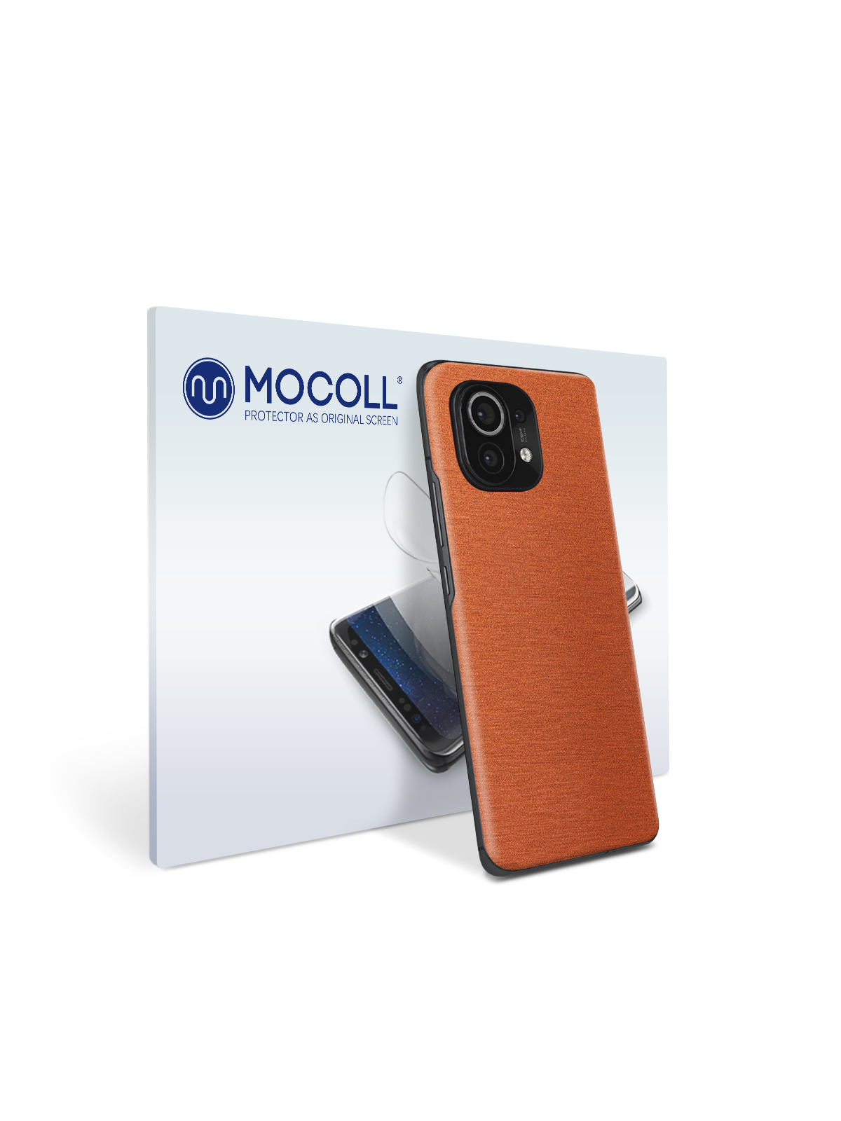 

Пленка защитная MOCOLL для задней панели Xiaomi Mi 11 Металлик Оранжевый