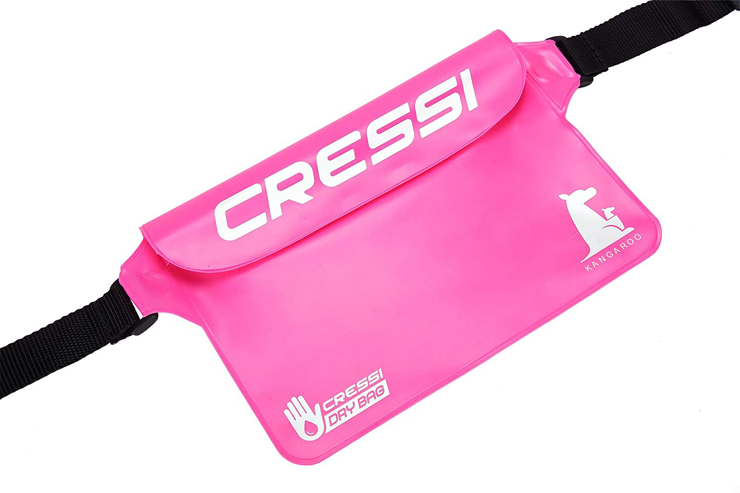 

Сумка поясная CRESSI герметичная KANGAROO DRY POUCH розовый, Cressi